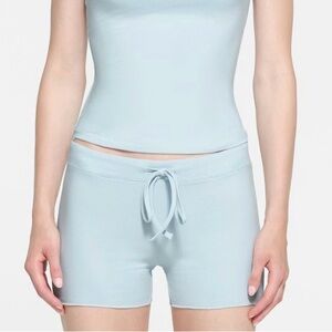 SKIMS Cotton Jersey Shorts - Opal Small